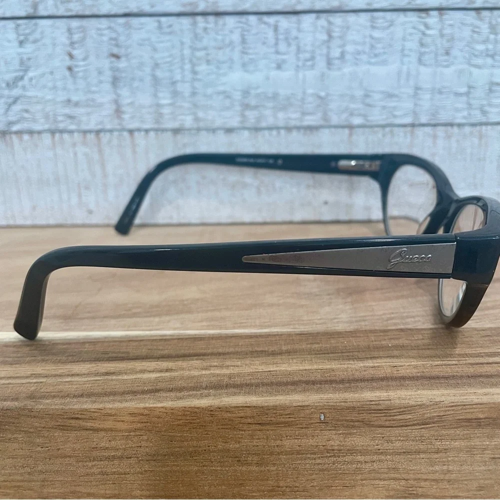 GUESS GU2285 Black Modified Oval Cat Eye Full Rim Saddle Bridge FRAMES 50-17-135